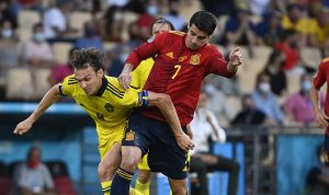 Berakhirnya Pertandingan Spanyol vs Swedia dengan Skor 0-0 Euro 2020