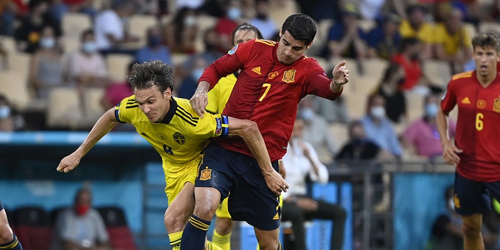 Berakhirnya Pertandingan Spanyol vs Swedia dengan Skor 0-0 Euro 2020