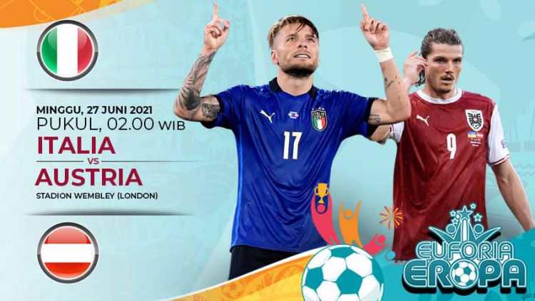 Italia vs Austria Bigmatch 16 Besar EURO 2020 Live 27 Juni ...