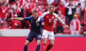 Euro 2020 Denmark vs Finlandia dengan Hasil 0 - 1